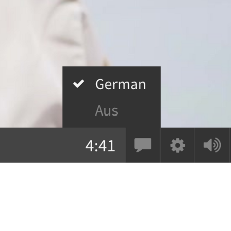 Screenshot des abi>> Videoplayers mit Verortung der Untertitelsteuerung (Foto: Meramo Verlag GmbH)