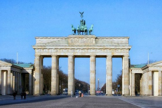 Ein Foto vom Brandenburger Tor
