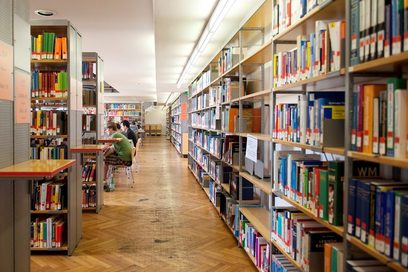 Bibliothek der Uni Darmstadt.