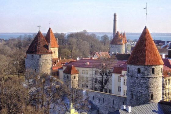 Mittelalterliche Burganlage in Tallin