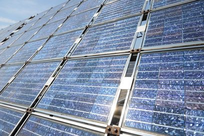 Detailaufnahme Solaranlage