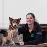 Julia Rabanus arbeitet im Hundehaus des Tierheims